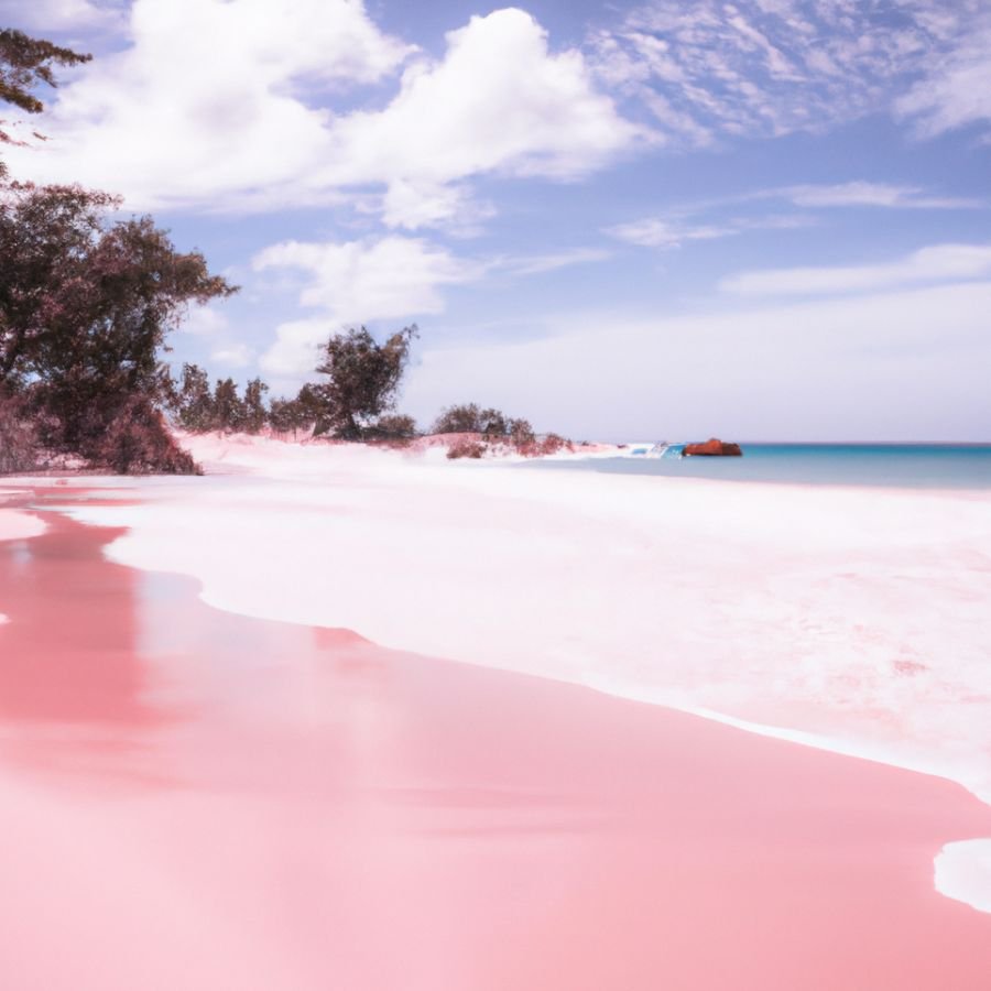 Crane Beach pink sand beach in Barbados