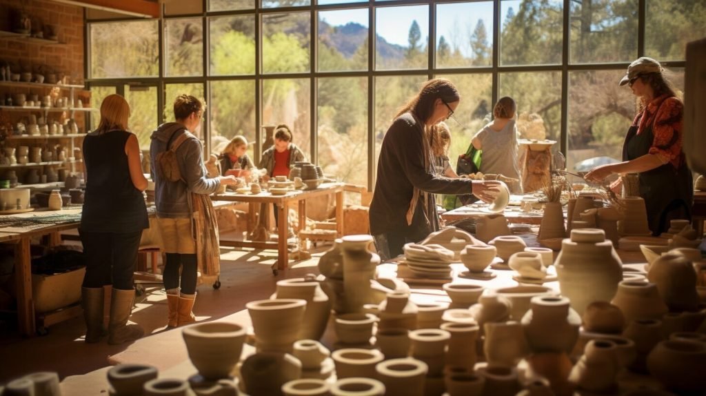 Pottery classes at Sedona Arts Center