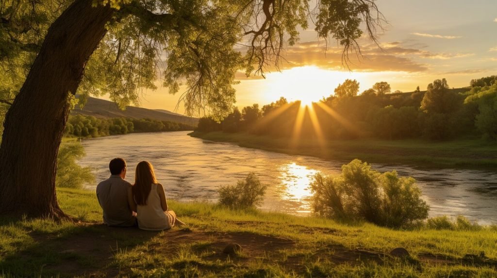 Romantic moments at Grasshopper Point and Oak Creek