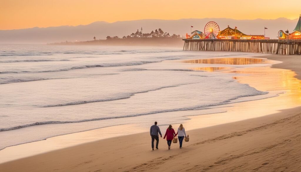 beach walks for couples in Santa Cruz