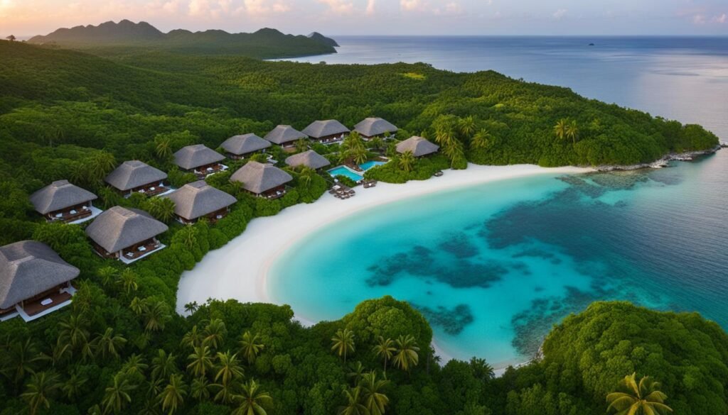 private beachfront villas in Fiji