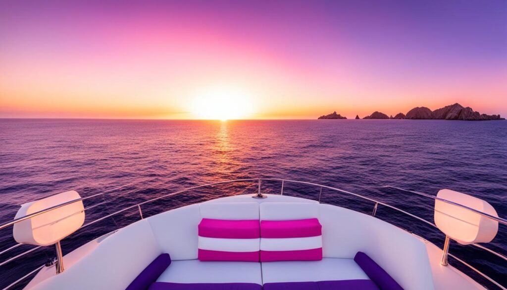 sunset boat ride